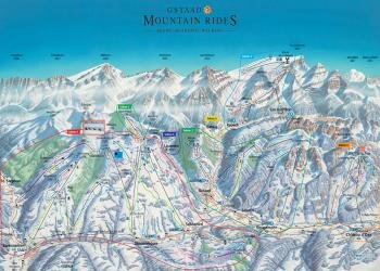 Gstaad ski map