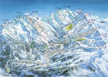 Meribel ski map